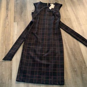 Plaid dress 43 in shoulder to hem size small